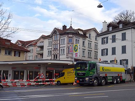 Abbau Tankstelle Stahlmoto St.Gallen
